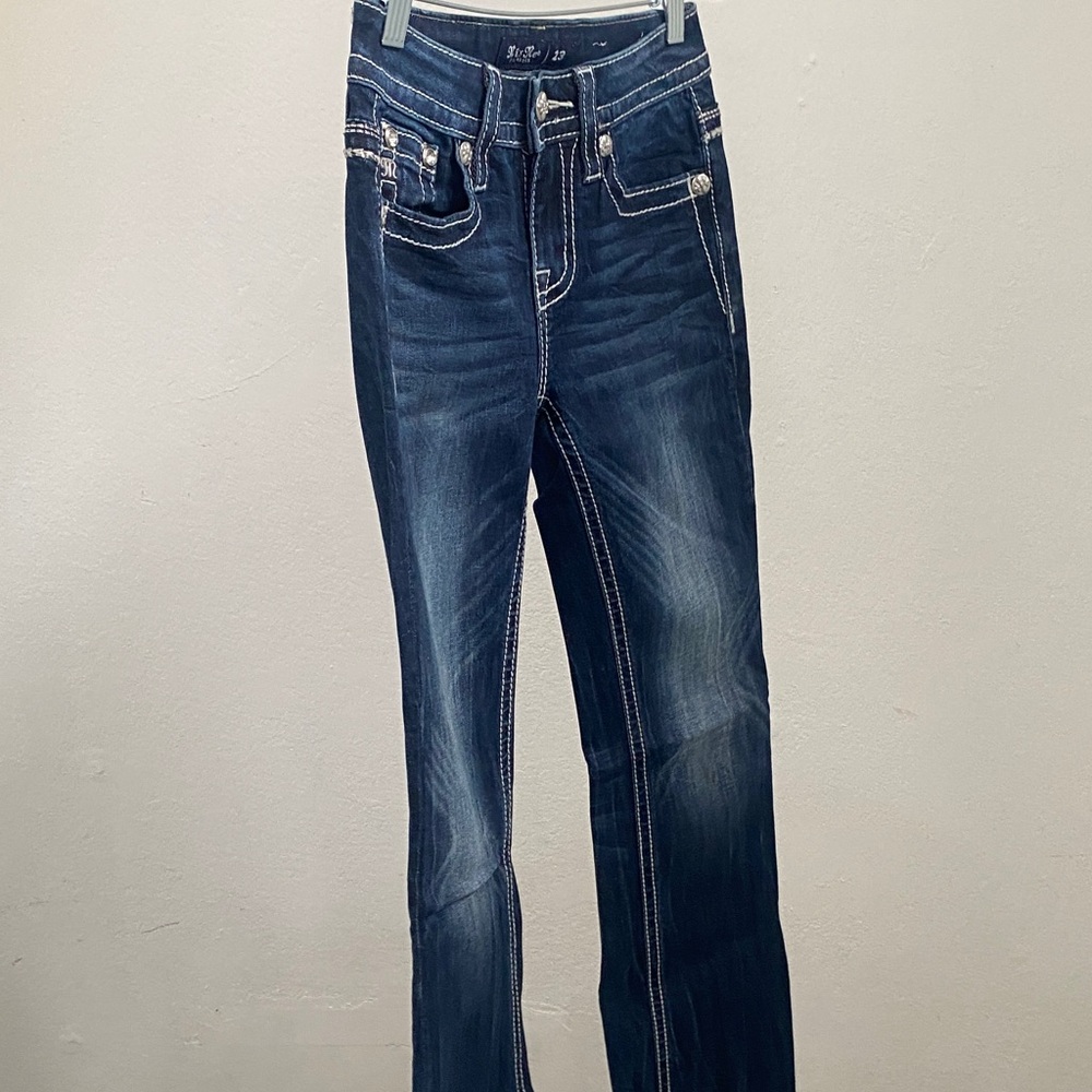 Miss Me High Rise Dark Blue Jeans